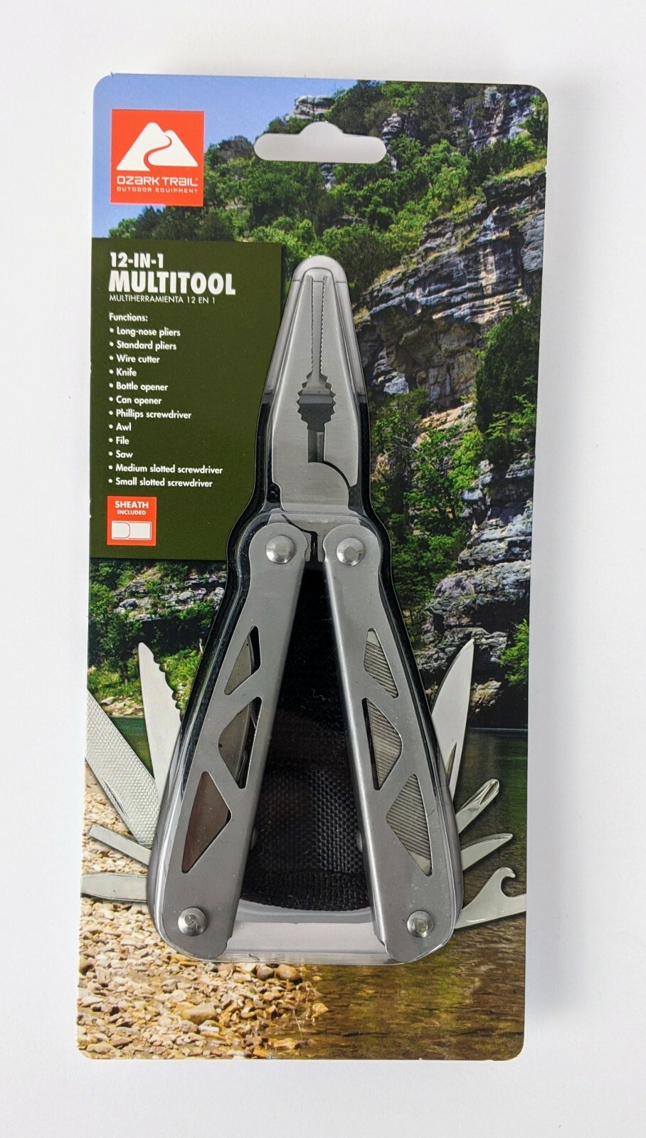 Ozark Trail 12 in 1 Multi Tool Silver – NEW