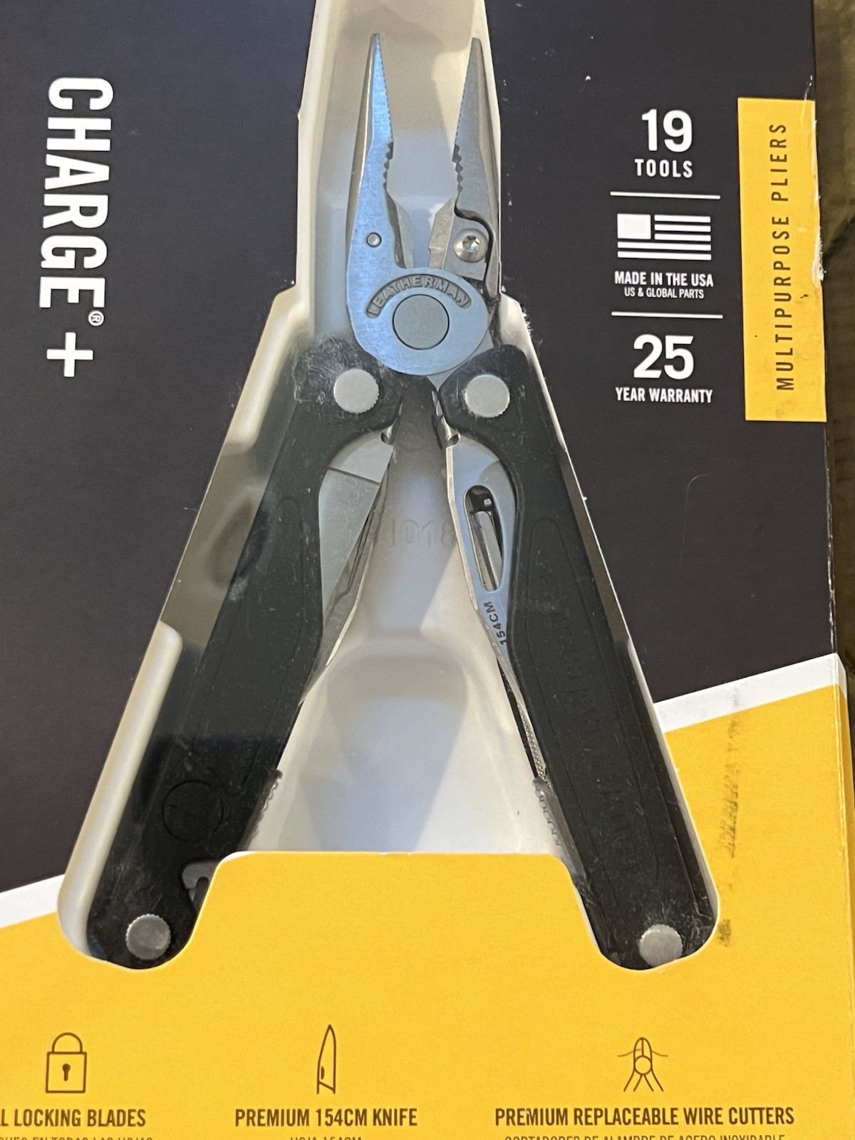 Leatherman Charge Plus Multitool 19 Tools 154CM Sheath Discontinued New In Box