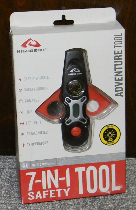Highgear Adventure Tool / 7 in 1 Safety Tool – Hiking, Camping
