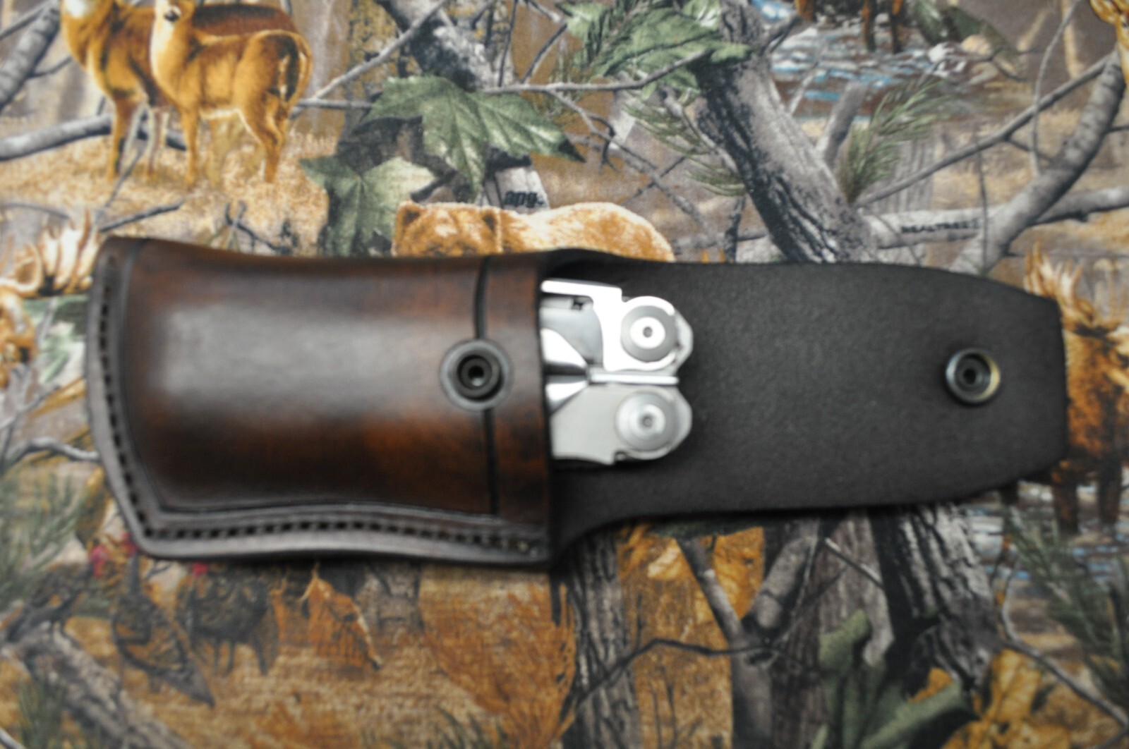 Custom Handmade Sheath With Clip for Leatherman Surge-L. Handed (Sheath Only)