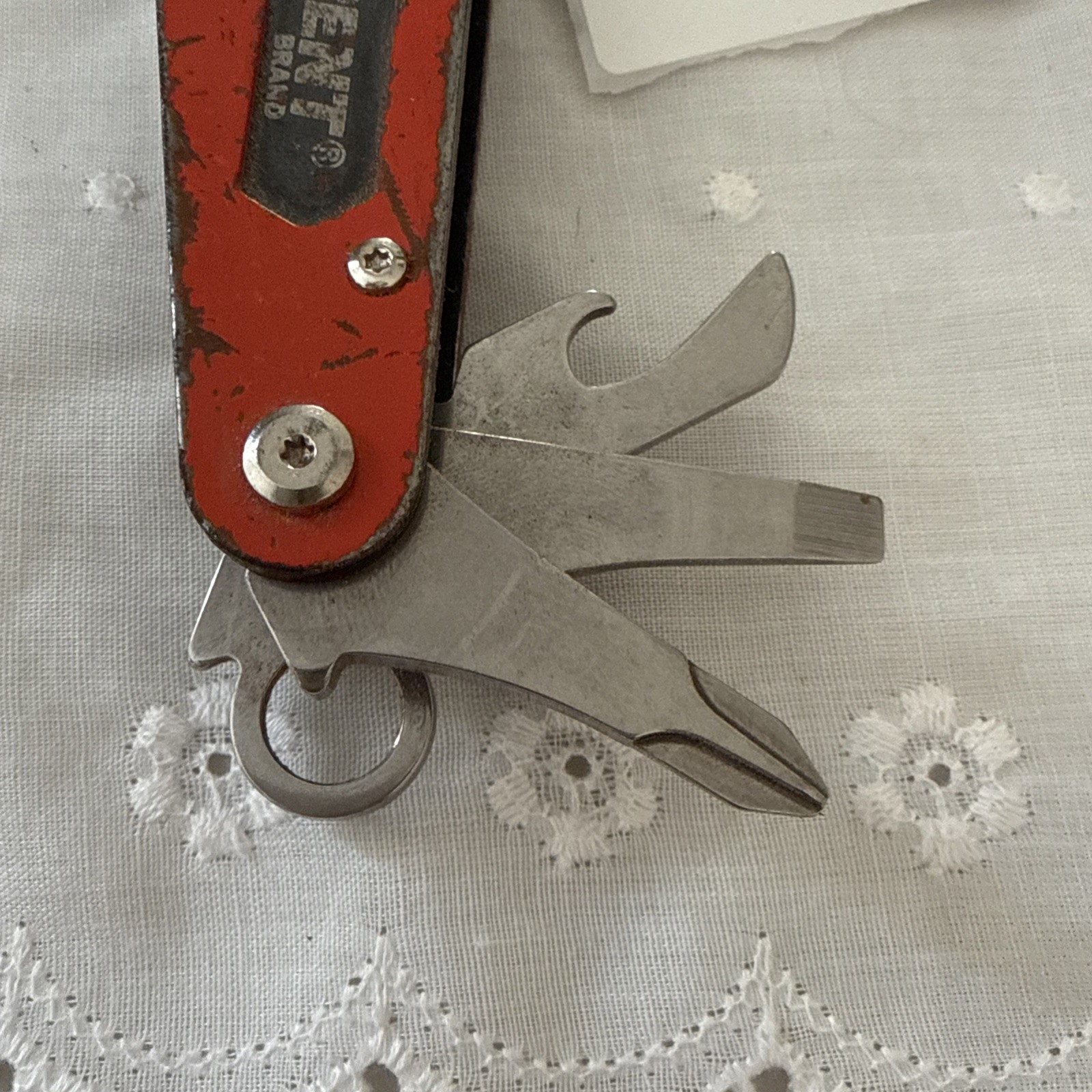Crescent Folding Multi Tool Knife Wrench 3/8–5/8 9–16mm Red – Used
