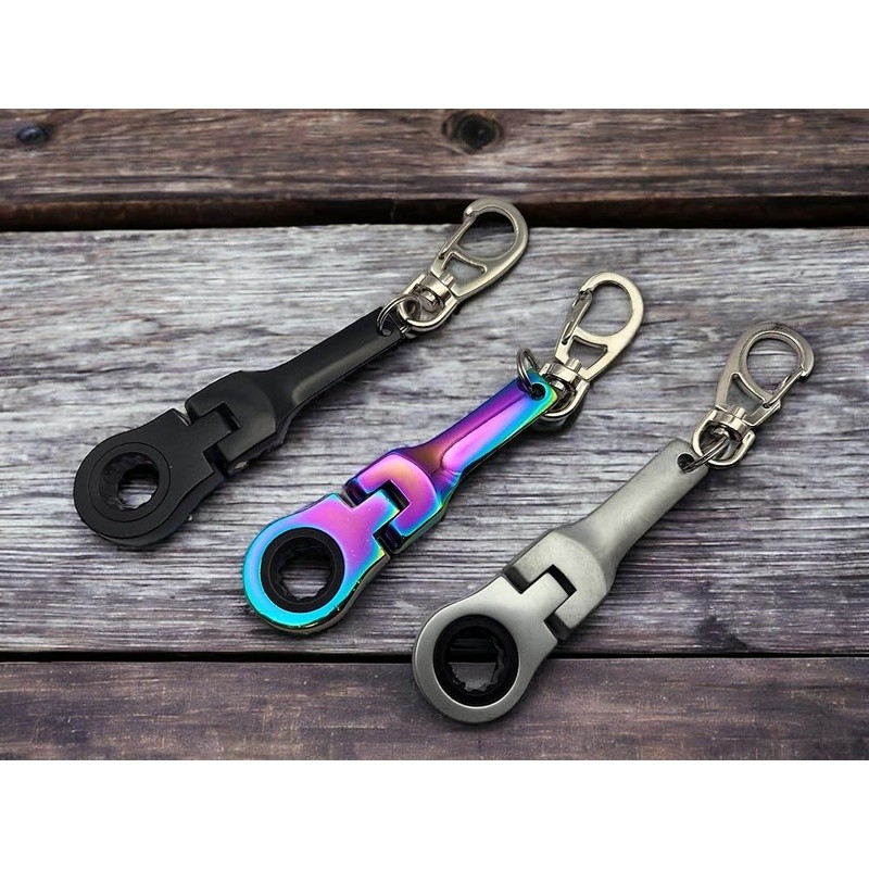 10mm Socket Wrench Keychain Portable Tool Compact Design Unique DIY Gift New