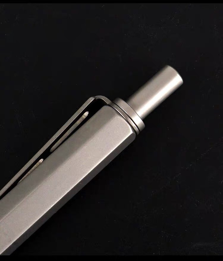 Titanium Alloy Mini Portable Pen Collectible Write Signature EDC Multi-Tool Pen