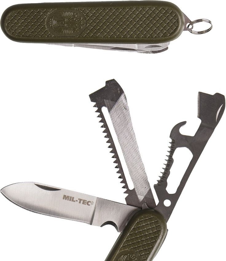 Spanish Style Pocketknife Saw Blade File Bottle/Can Openers Small Blade Drivers
