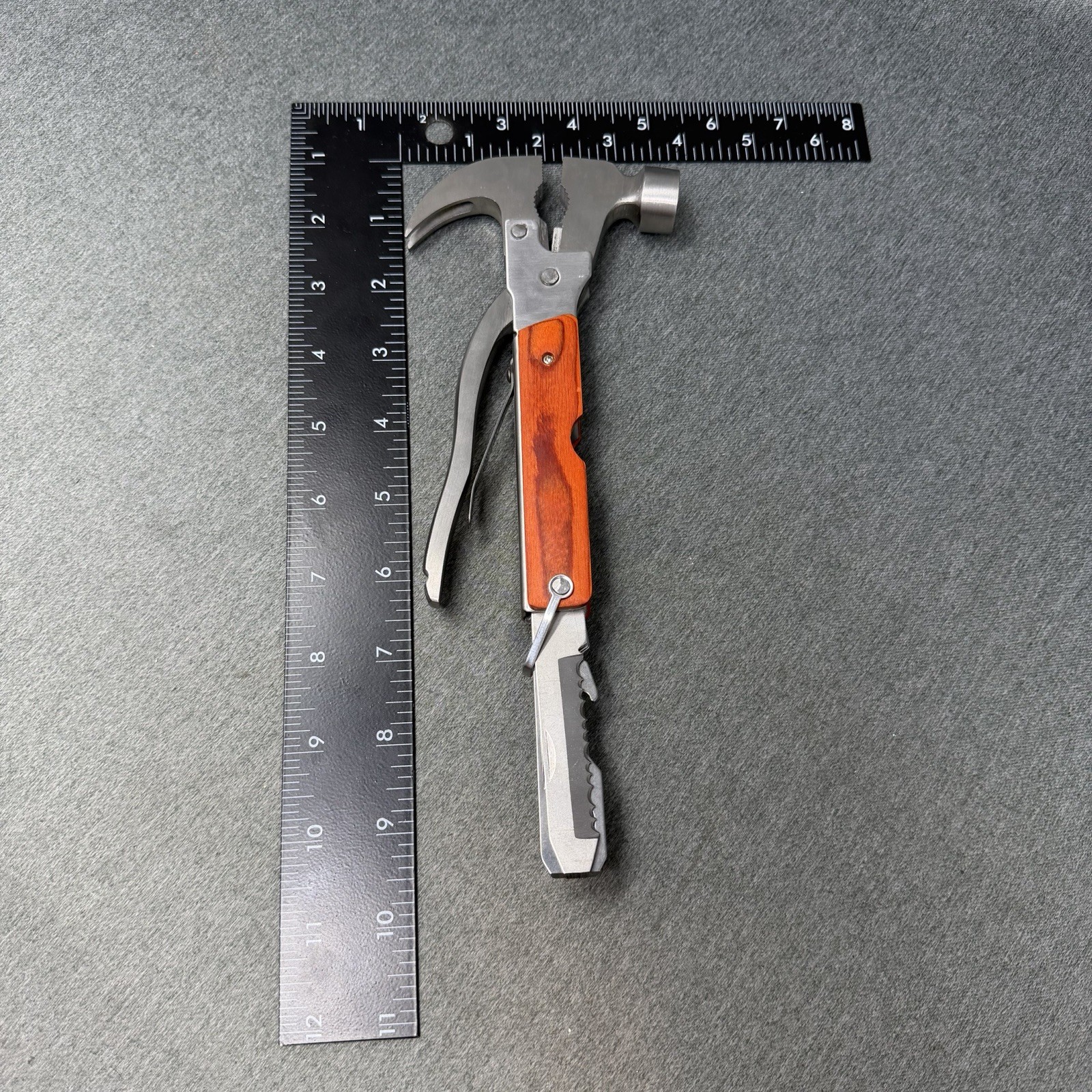 Best Grandpa Ever Mini Hammer Multi-Tool Folding Pocket Tool Gift Set Father Dad