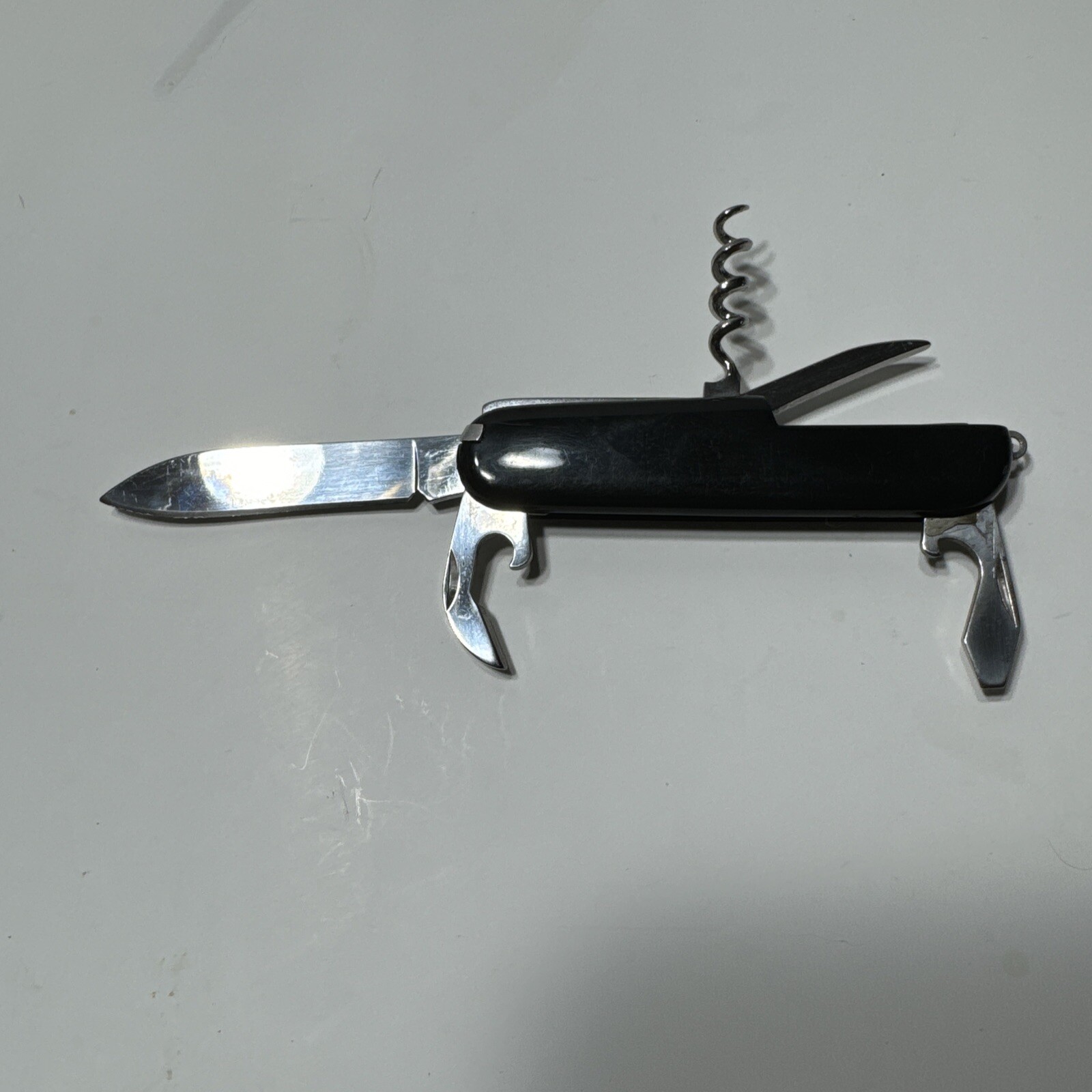 Pocket Knife Stainless Steel Folding Multi Tool accessory (Black)