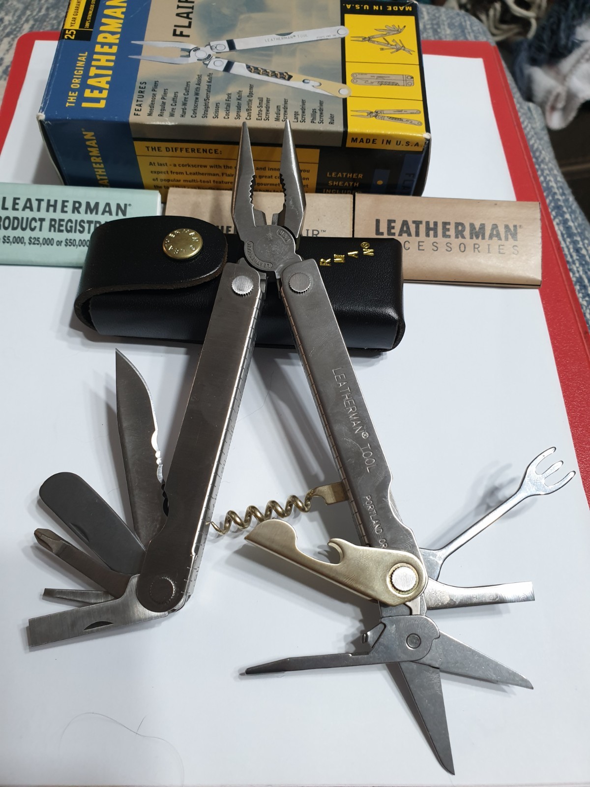 🔥🔥🔥 Leatherman Flair Rare Retired Multi Tool Collectable New In Box