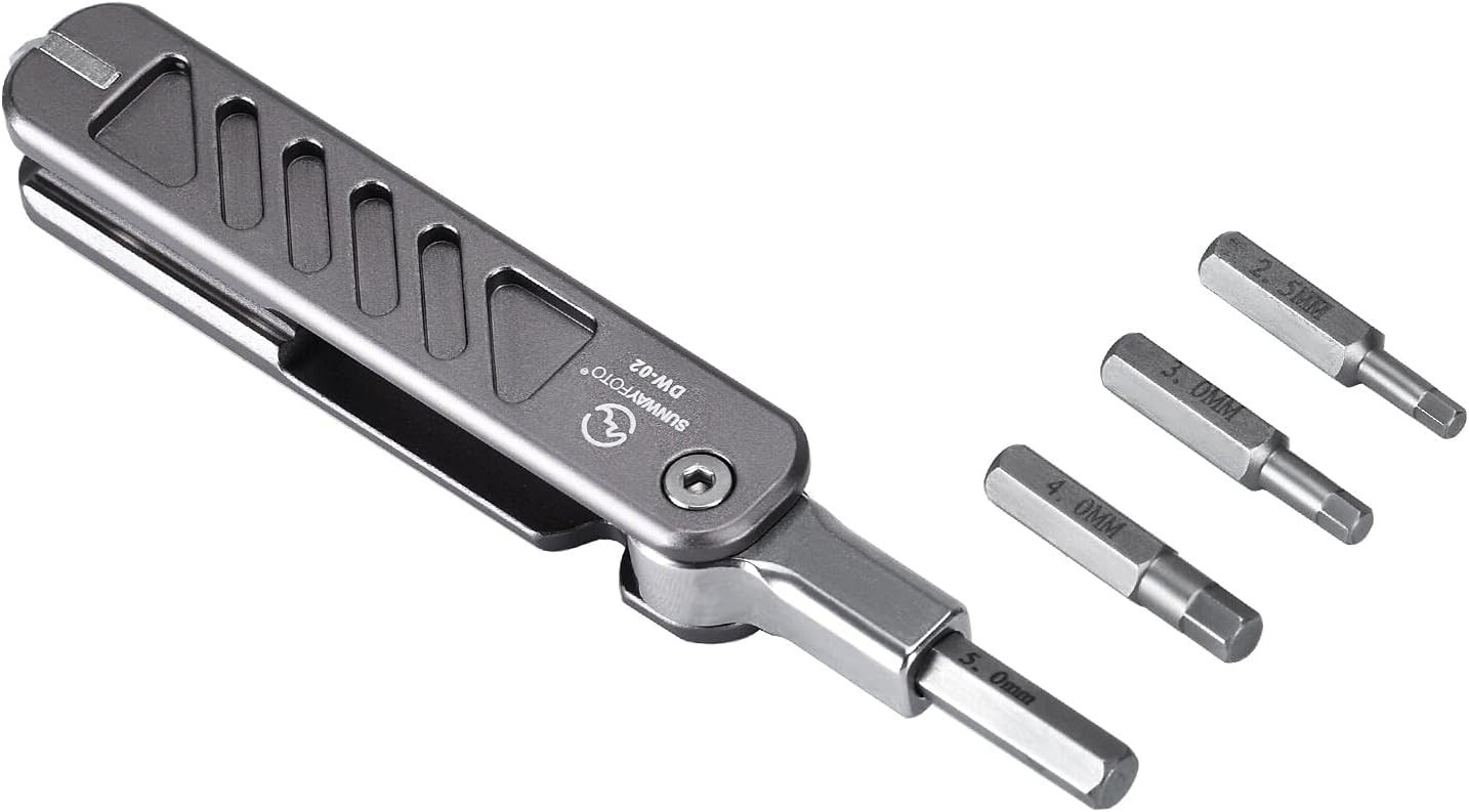 DW-02 Folding Hex Wrench Set 4-in-1 Stainless Steel
