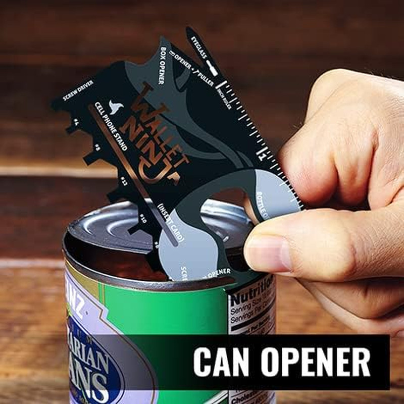 Multitool Card – 18 in 1 Credit Card Multi-Tool (Bottle Opener, Can Opener, Scre