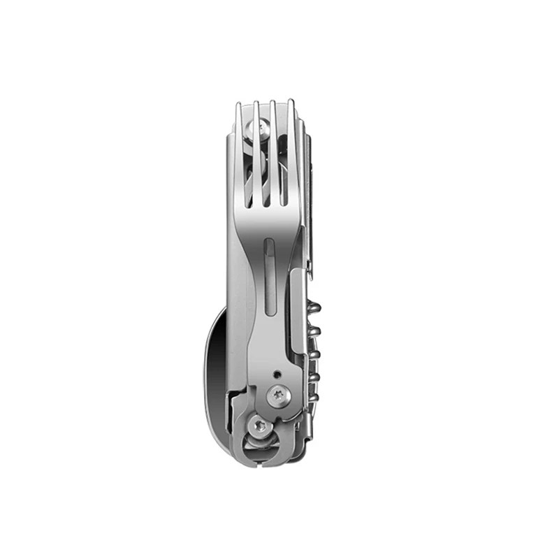 Multifunctional tableware Portable Stainless Steel Rope Knife Card Outdoor