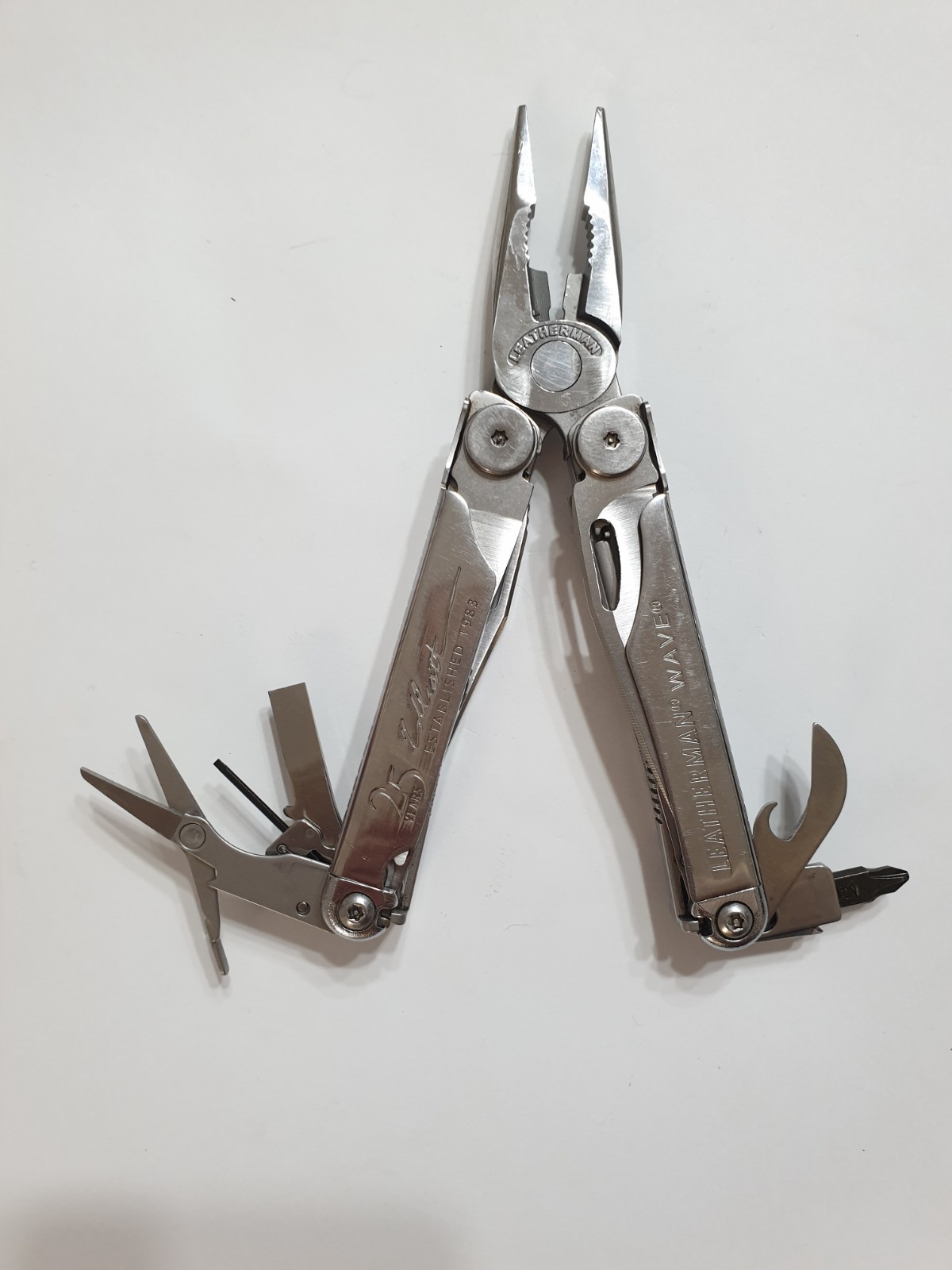 🔥🔥 Leatherman Wave 2008 35 Years Anniversary Rare Limited Polished Retired