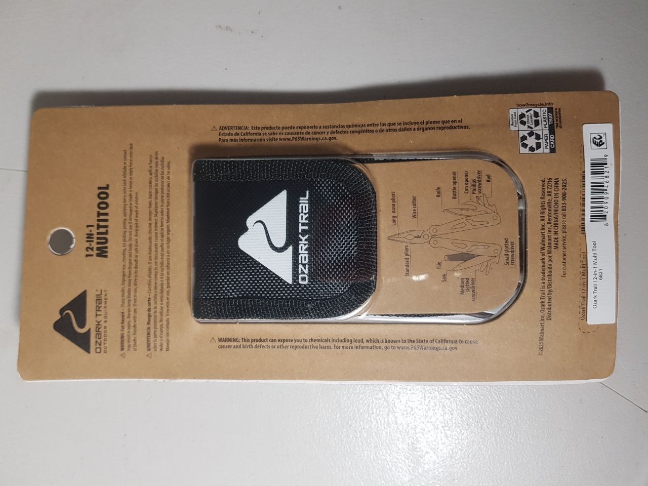 Ozark Trail 12-in-1 Multitool – Brand New in Package with Sheath Lot of 2