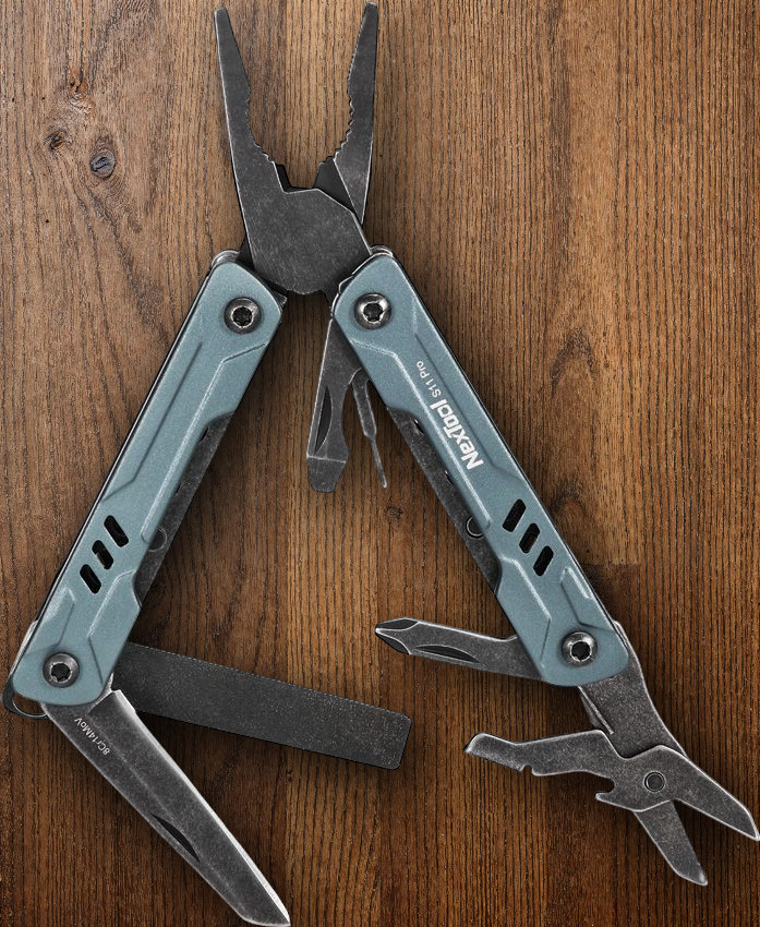 NexTool Mini Sailor S11 Pro Multitool Nine Tools Integrated Into Aluminum Handle