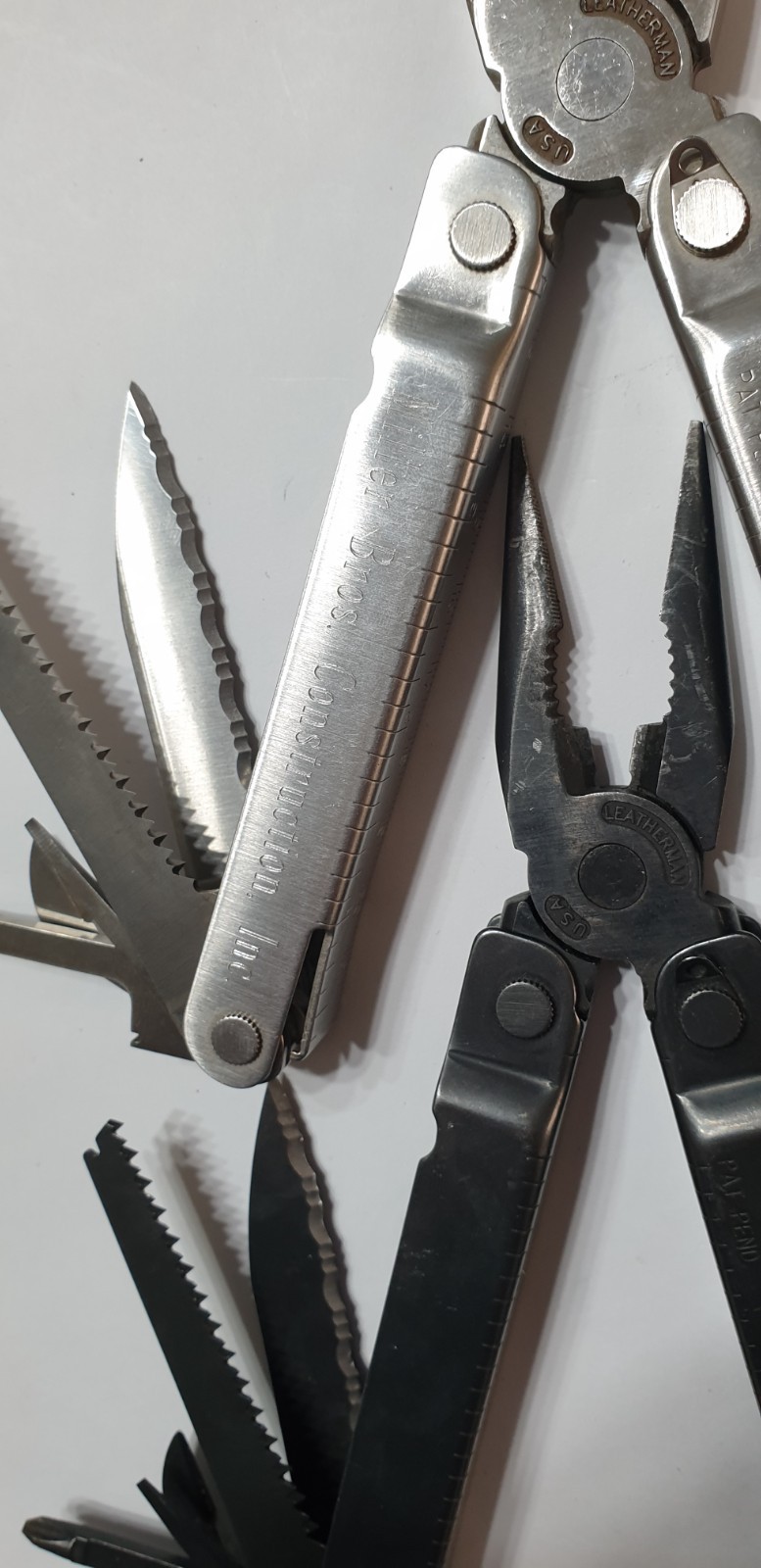 🔥 2X Leatherman 1998 Super Tool Gen1 Retired BO Black + Silver Rare Collectable