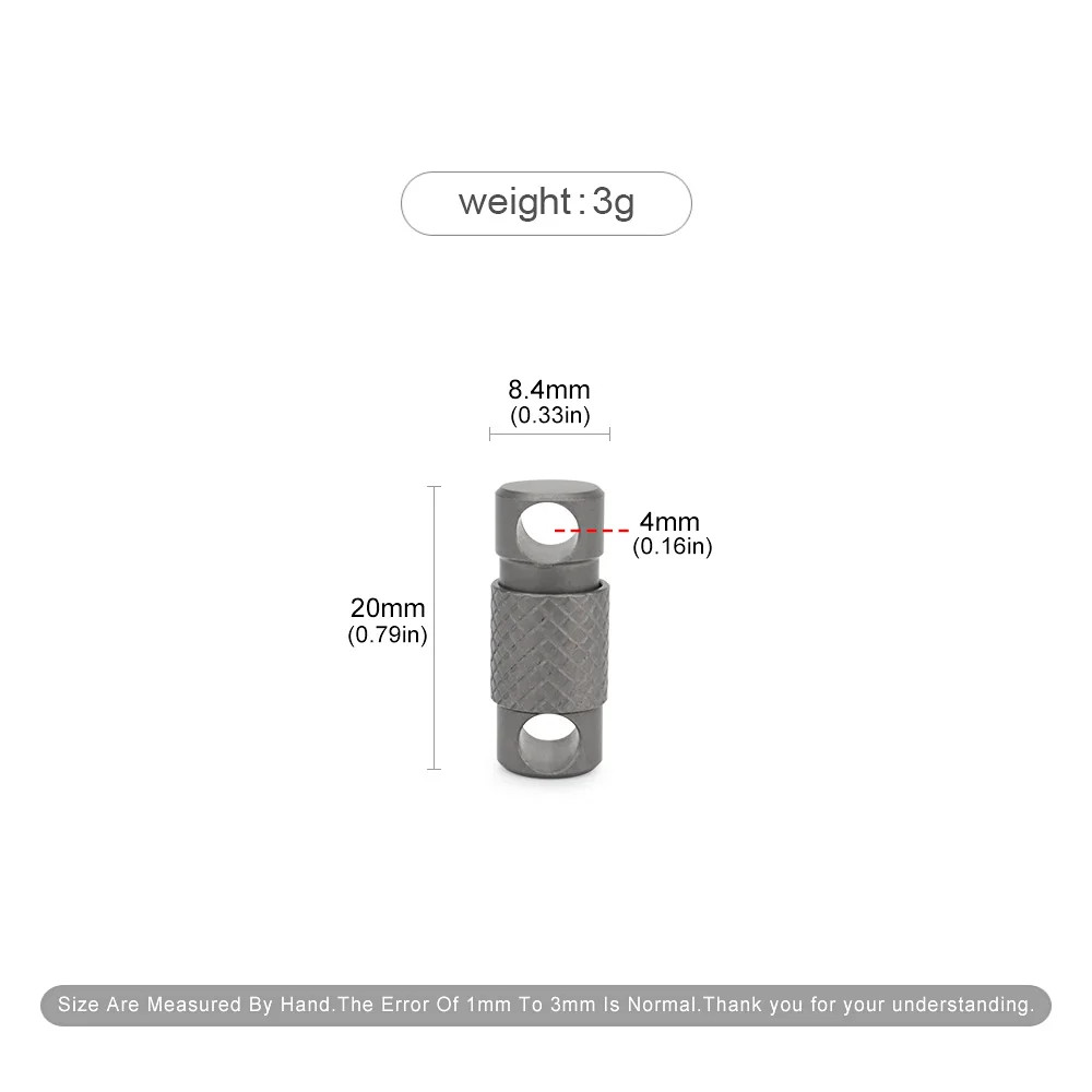 Titanium Alloy Mini Small Keychain 360 Degree Rotation Key Buckle Multi-Function