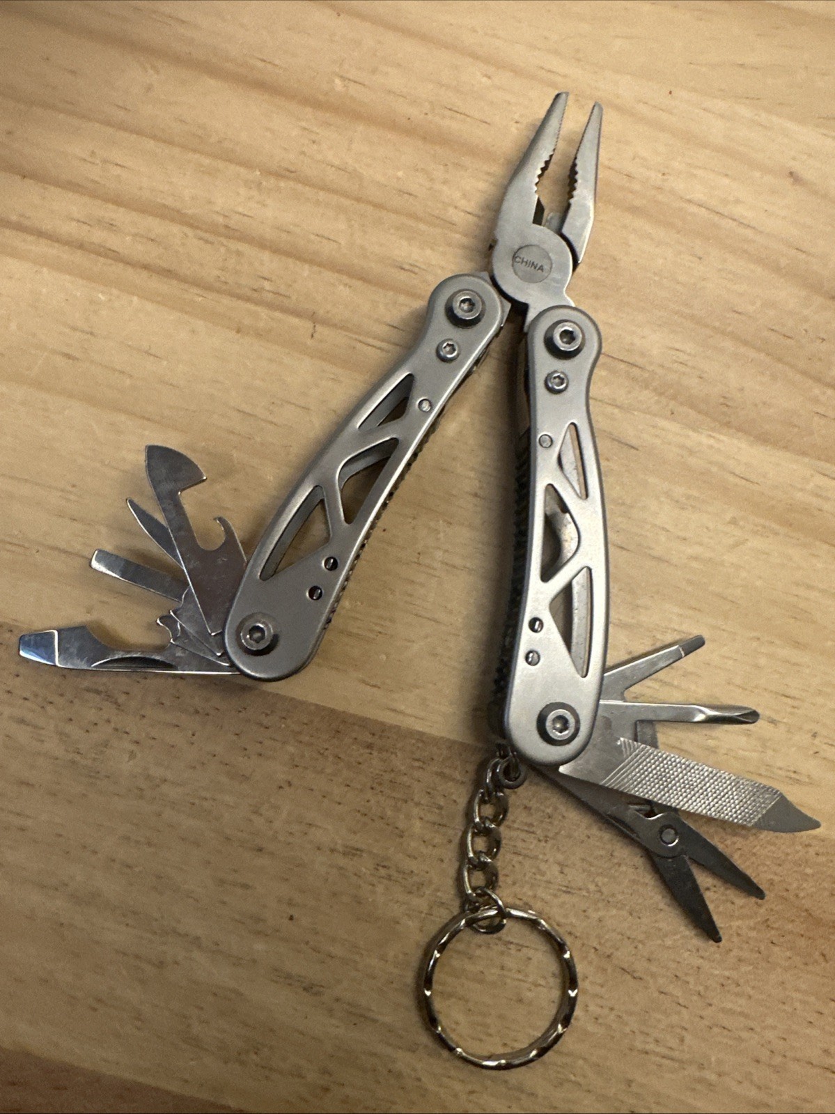 Sheffield 12-in-1 Mini Multitool Key Chain Folding Pocket