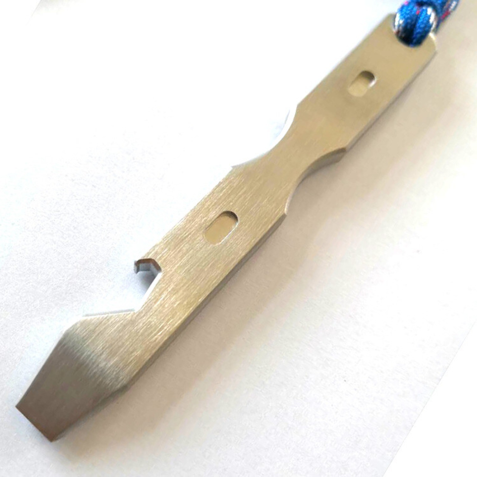 TC4 Titanium Crowbar Pry Bar Underreach Pendant EDC Tool Bottle Opener