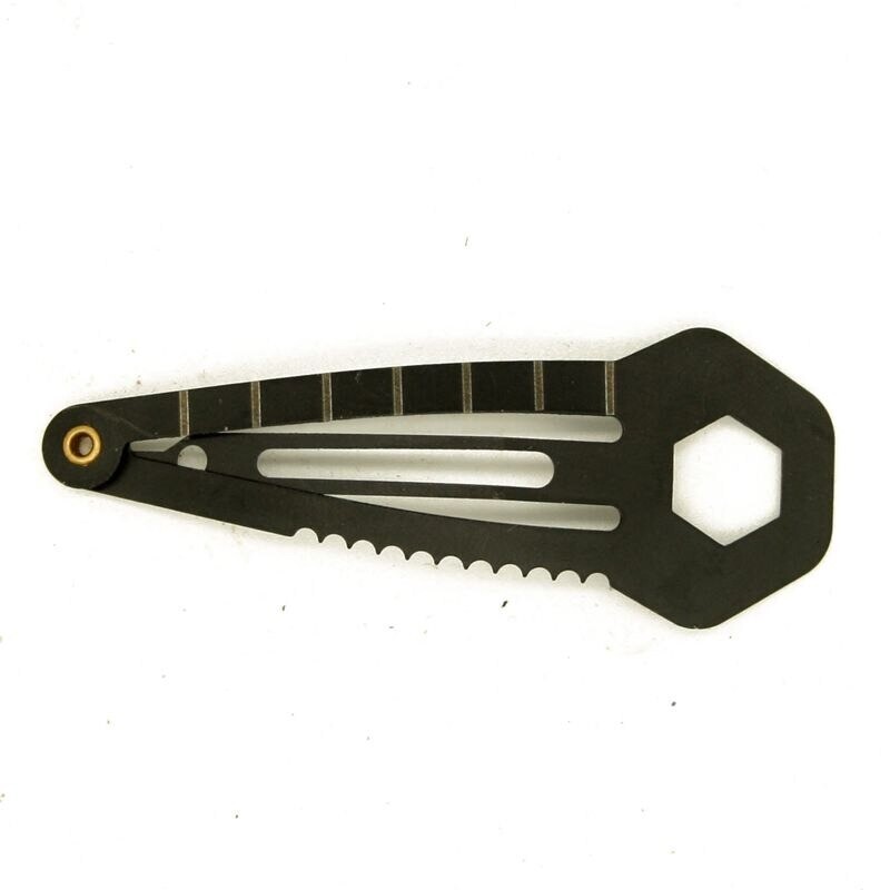 Military Army Survival Escape Multifunction Tool Knife Spy Hair Clip Pin Wrench