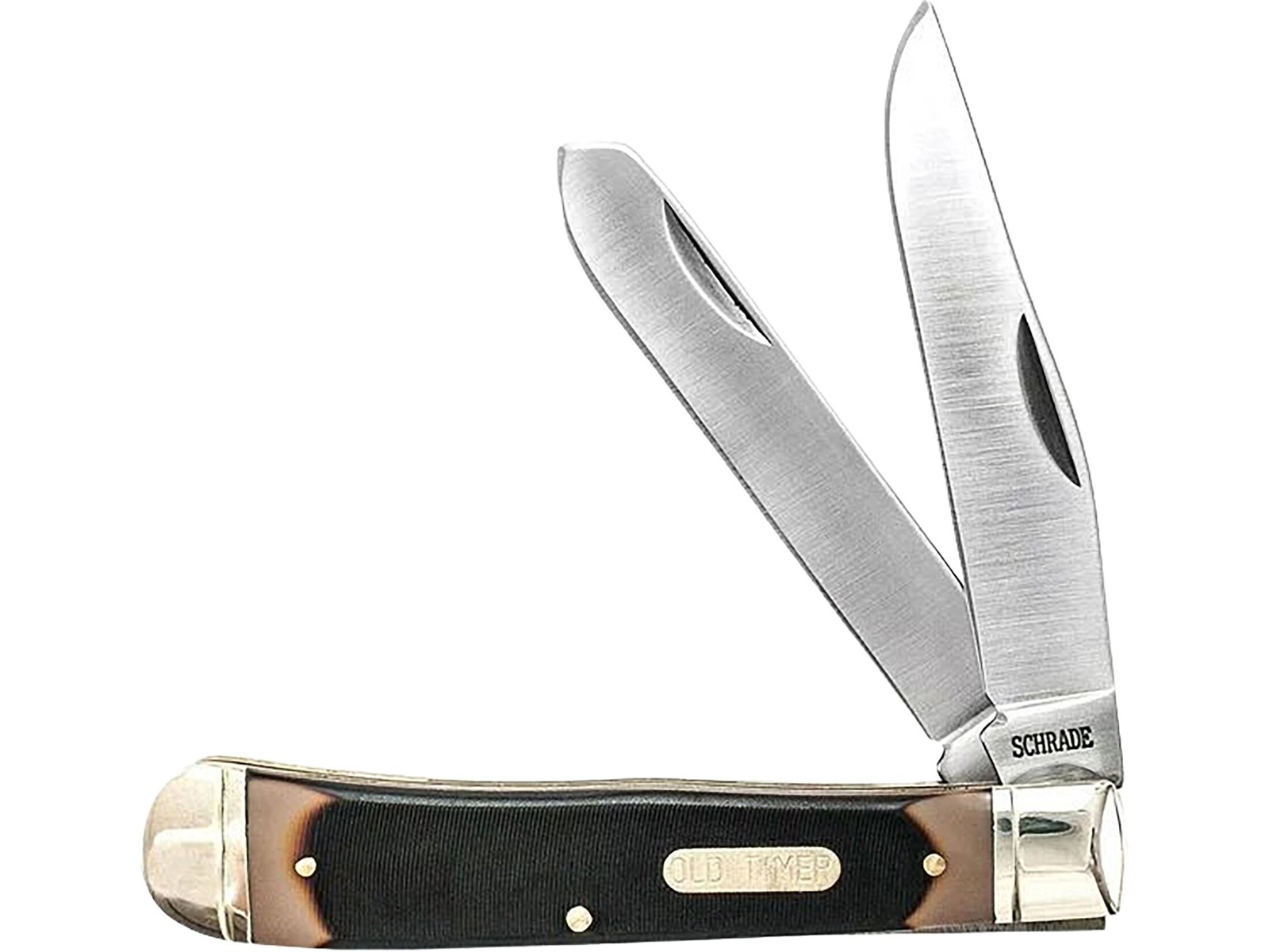 Old Timer Bearhead Trapper Pocket Knife 3.3″ Clip/Spey Point 7Cr17MoV Satin