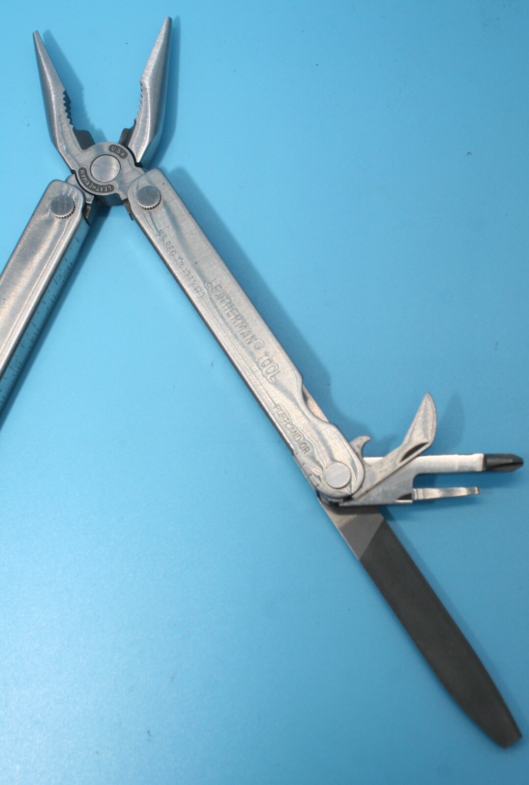 Vintage Leatherman Multi Tool Portland OR Leather Sheath USA Made 1325473 MINT!