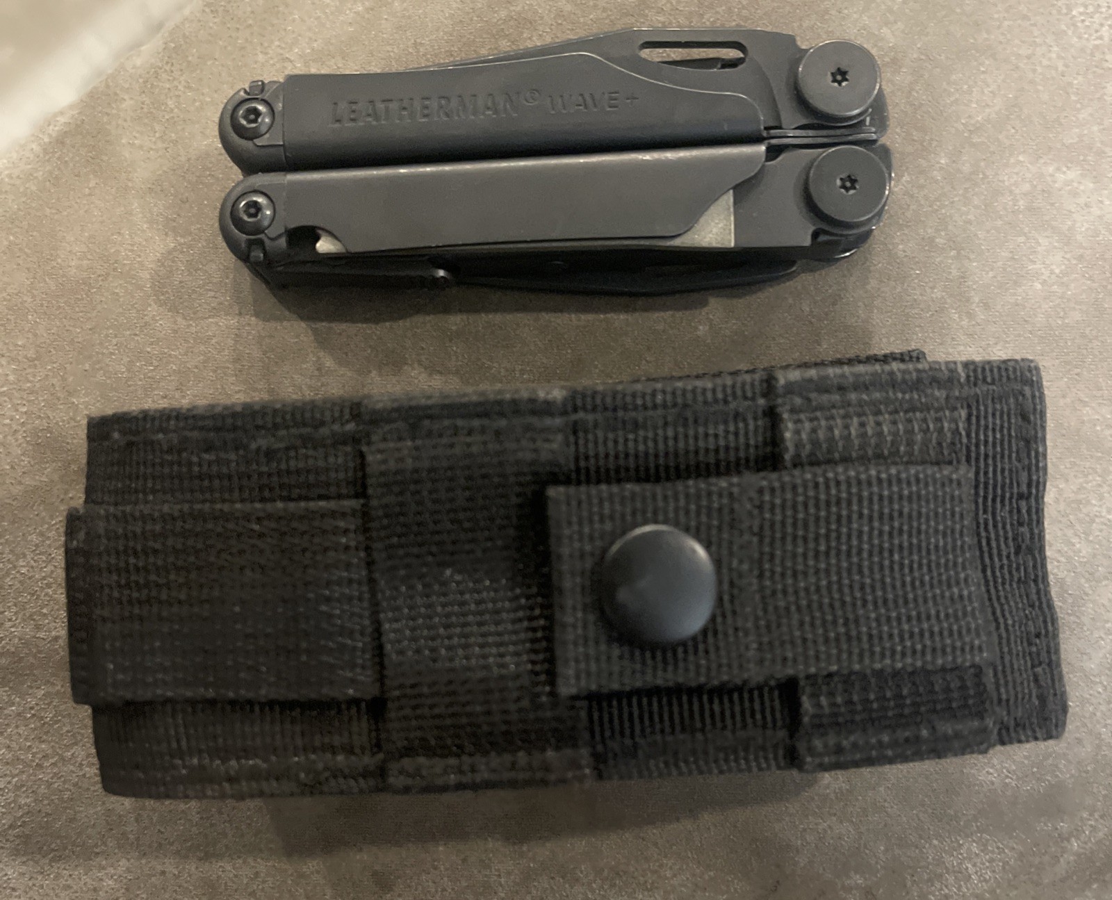 Leatherman Wave Plus + Multi-Tool! BLACK OXIDE! WITH SHEATH! Great Condition