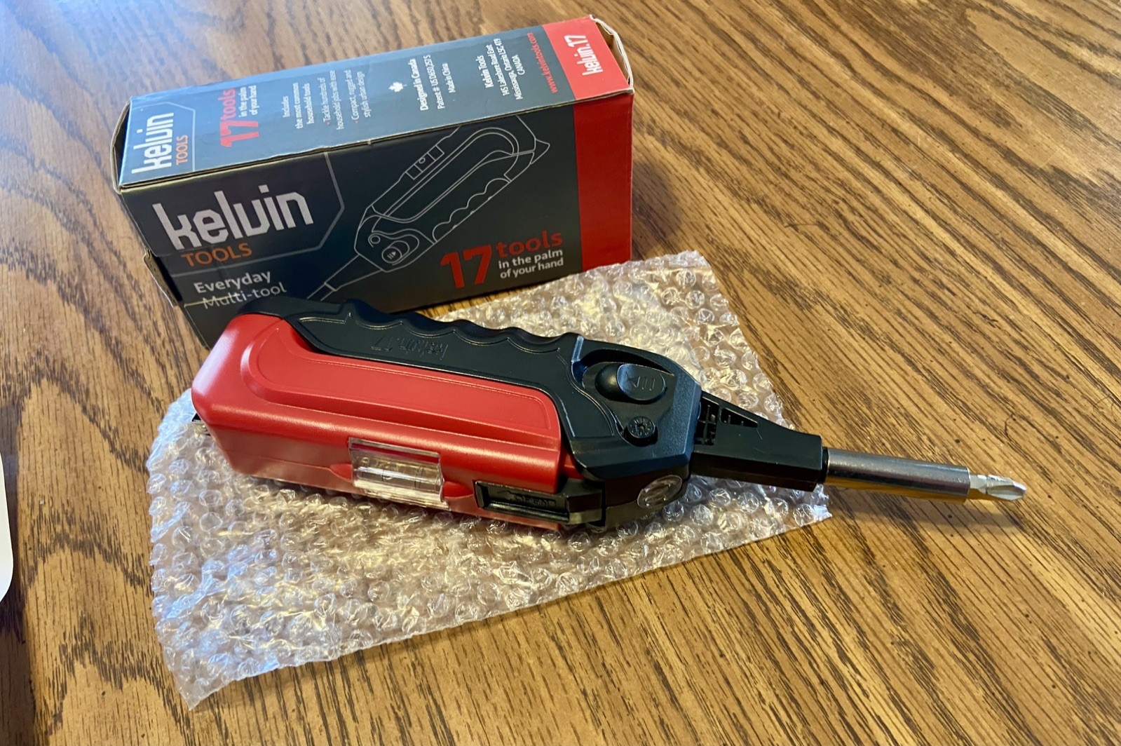 New In Box Kelvin Tools 17 Urban Screwdriver Set, All in One Everyday Multitool