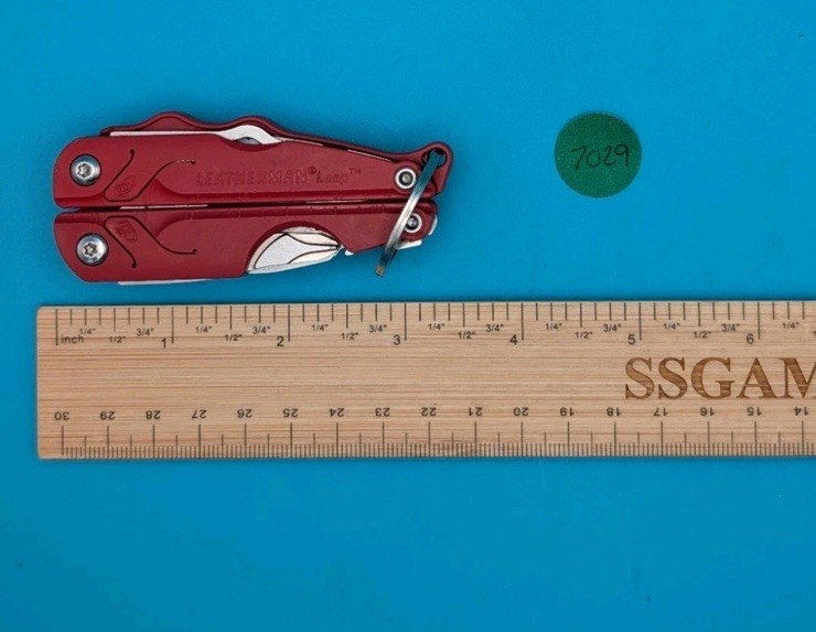 Leatherman Leap Red MultiTool Pliers Knife Scissors Tool Retired W Shealth