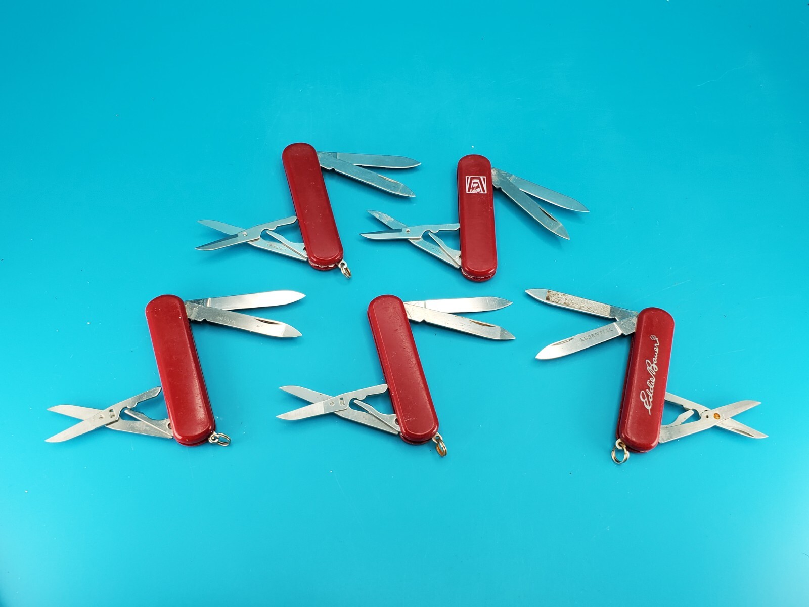 Lot of 5 Wenger Esquire Swiss Army Knife Multi Tools!