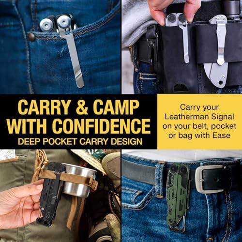 2-Pack Stainless Steel Pocket Clip – Perfect Fit for Leatherman Signal Multi-T