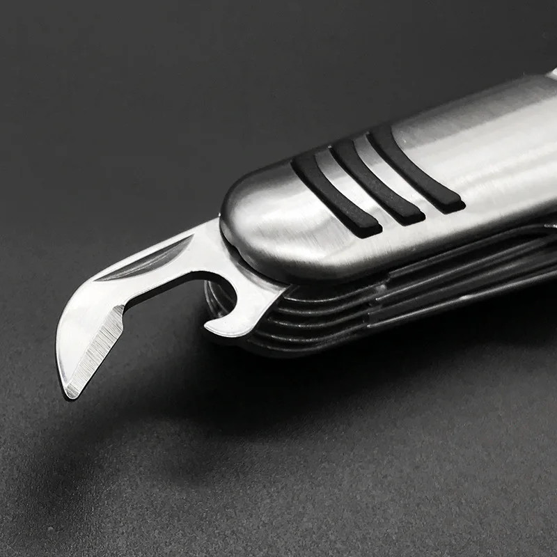 11-in-1 Folding Knife, Portable Pocket Knife, Multifunctional Emergency Tool