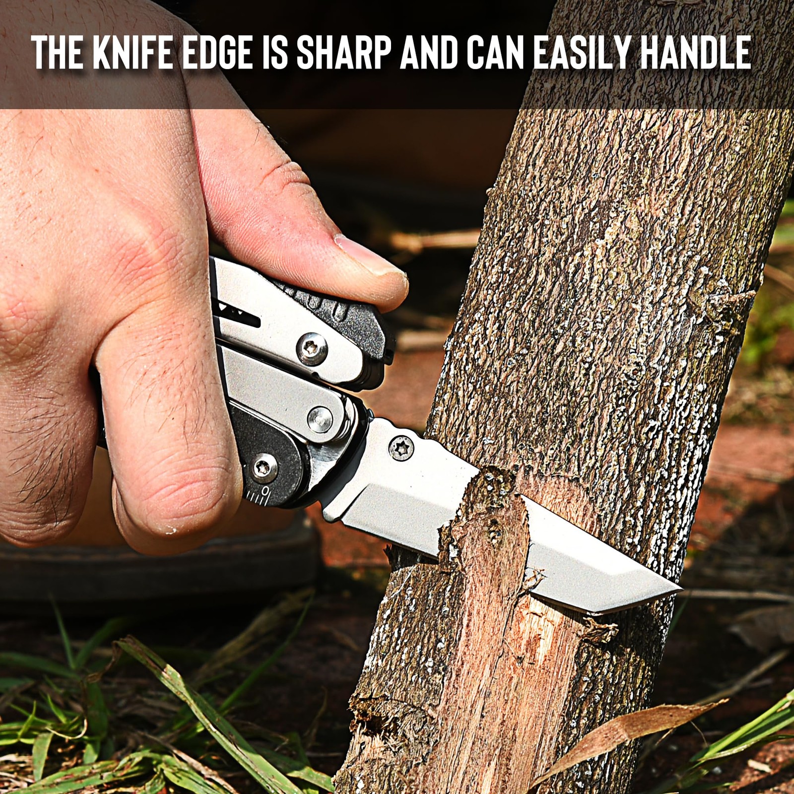 Multitool 19 in 1 Multitools Pliers with Detachable Scissors, Survival Utilit…