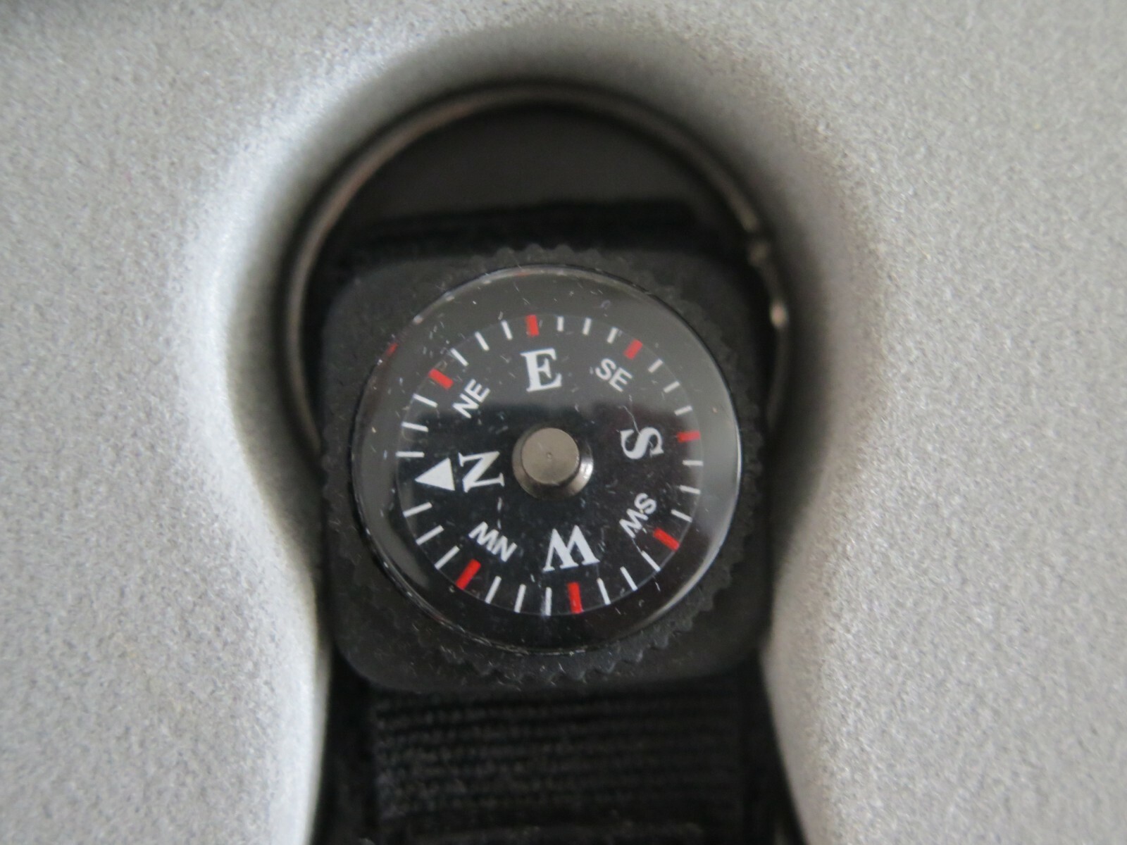 Tandy Brands Accessories, SS Pocket Knife/Carabiner Hook w/Compass Set