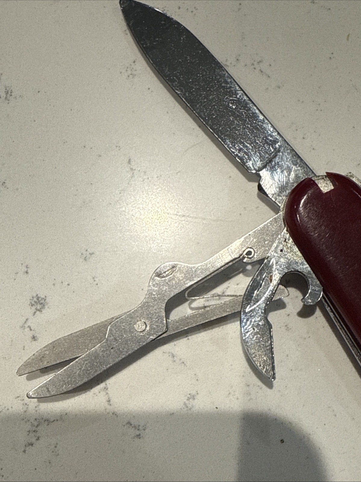 Vintage Swiss Style Multi Function Pocket Knife – Corkscrew, Scissors, Opener￼