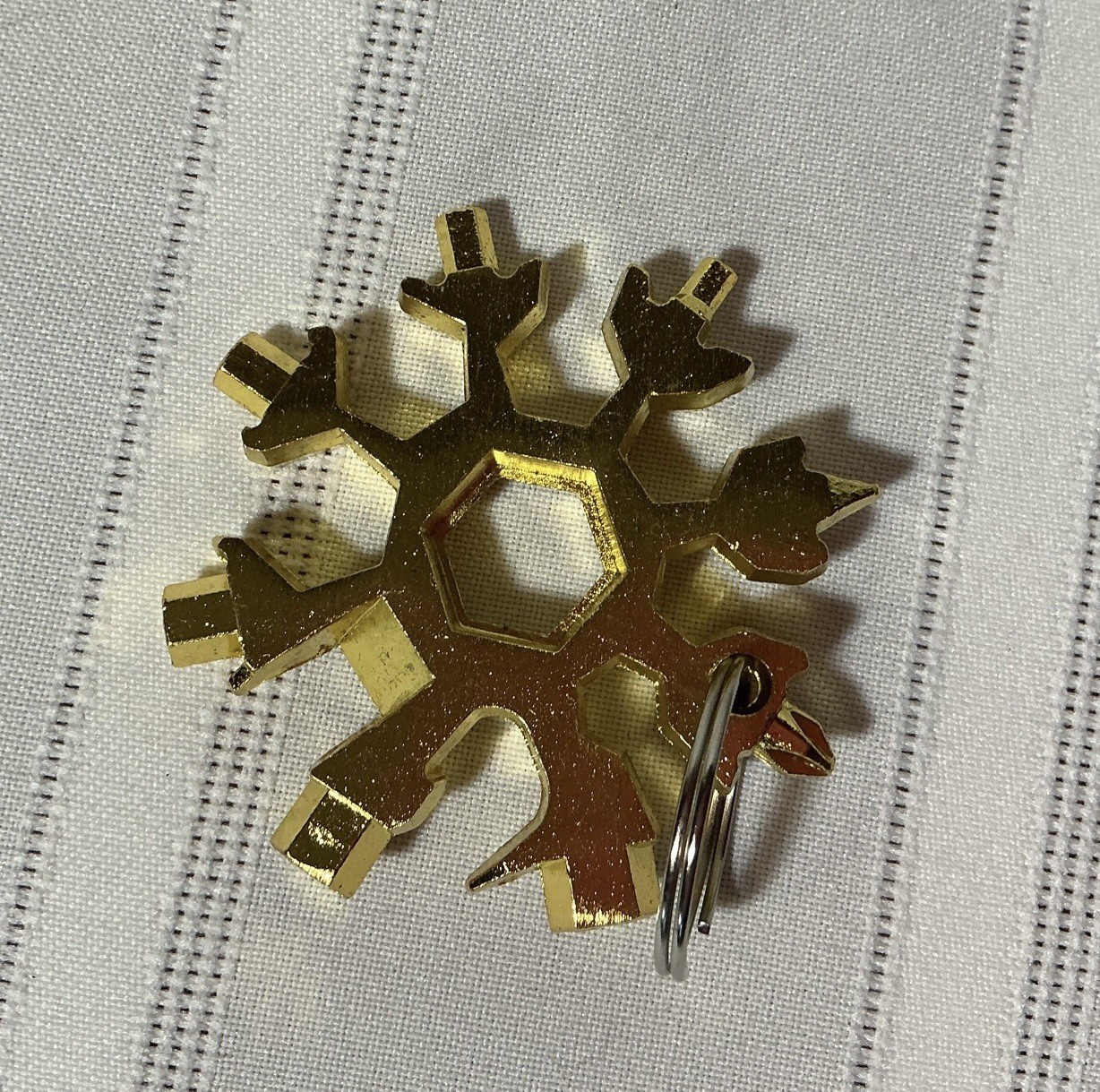 18-in-1 Snowflake Multi-Function Tool ~ Set of 2 Gold and Silver