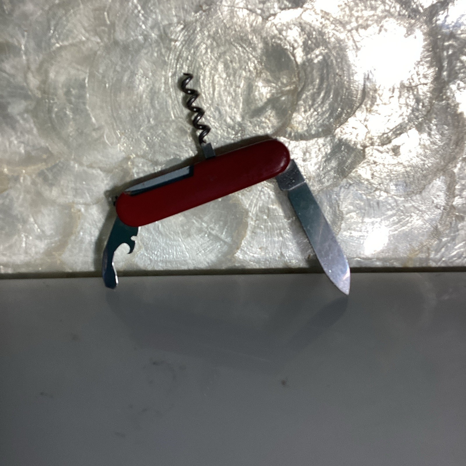 Victorinox Swiss Army Knife Red Multi-Tool Pocket Knife Corkscrew Bottle Opener