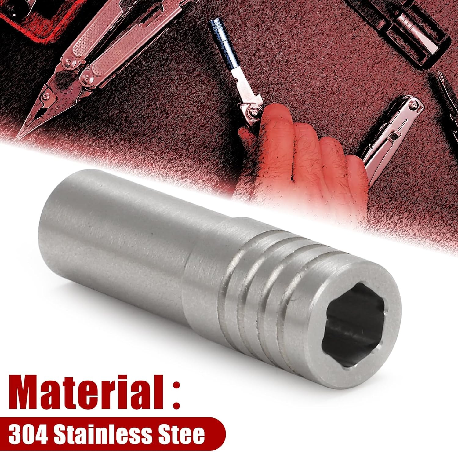 For Leatherman Free T2 T4 K4 P2 P4 ARC Screwdriver Extension Pole Adapter Sleeve