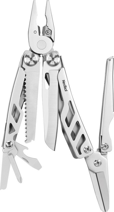 NexTool Flagship Max Multitool Essential Tools w/Sandblasted Stainless Handles