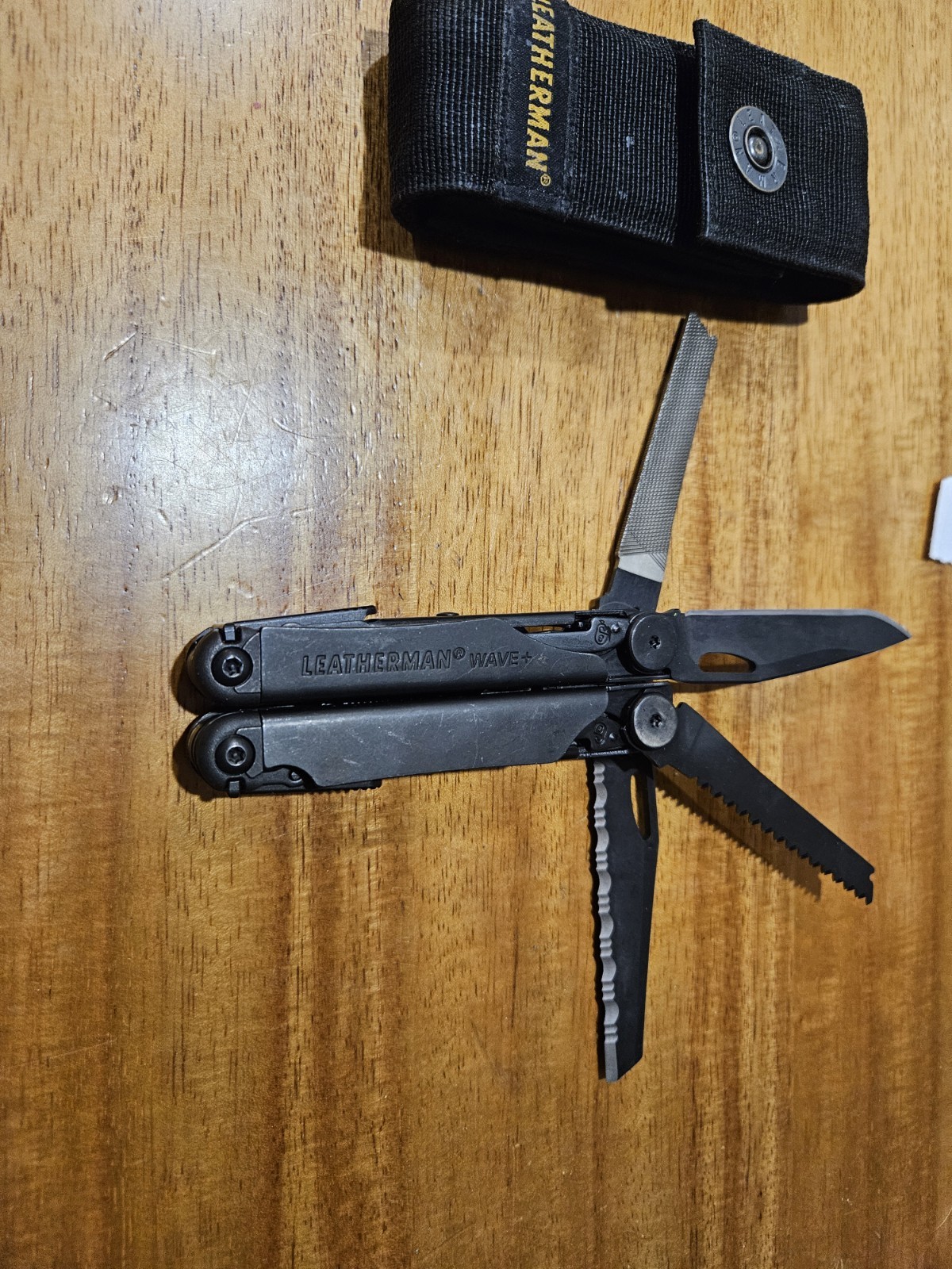 Leatherman Wave Plus + Multi-Tool! FAST SHIPPING! BLACK OXIDE! WITH SHEATH!
