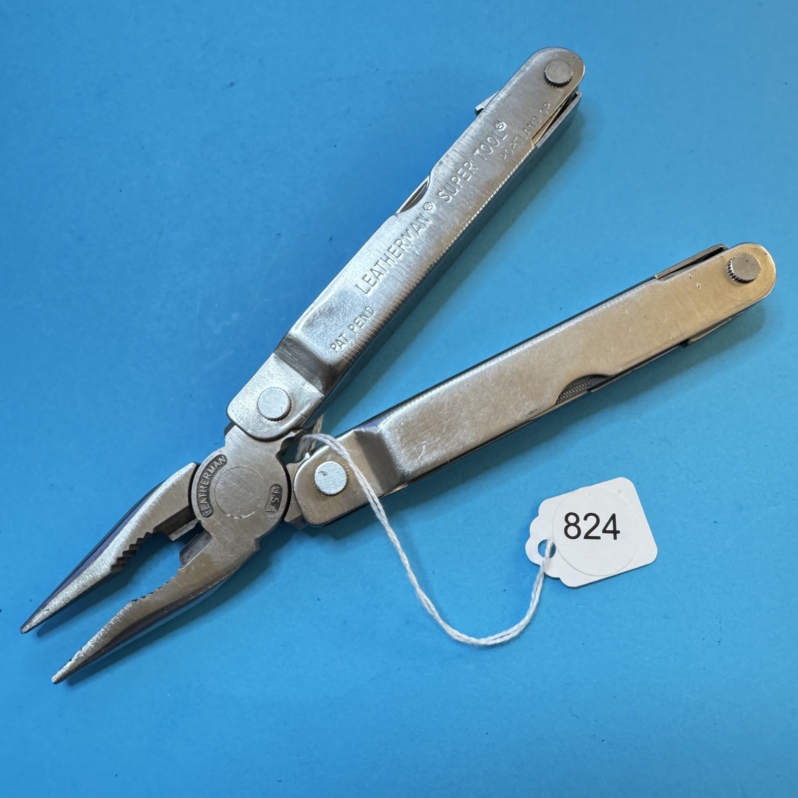 Leatherman Super Tool Plier Multi Tool Pocket Knife New Nylon Sheath EDC #824