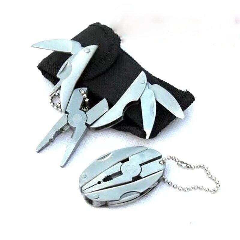 Multifunctional All In One Tool Mini Plier Keychain Set – 6-in-1 Multitool Plier