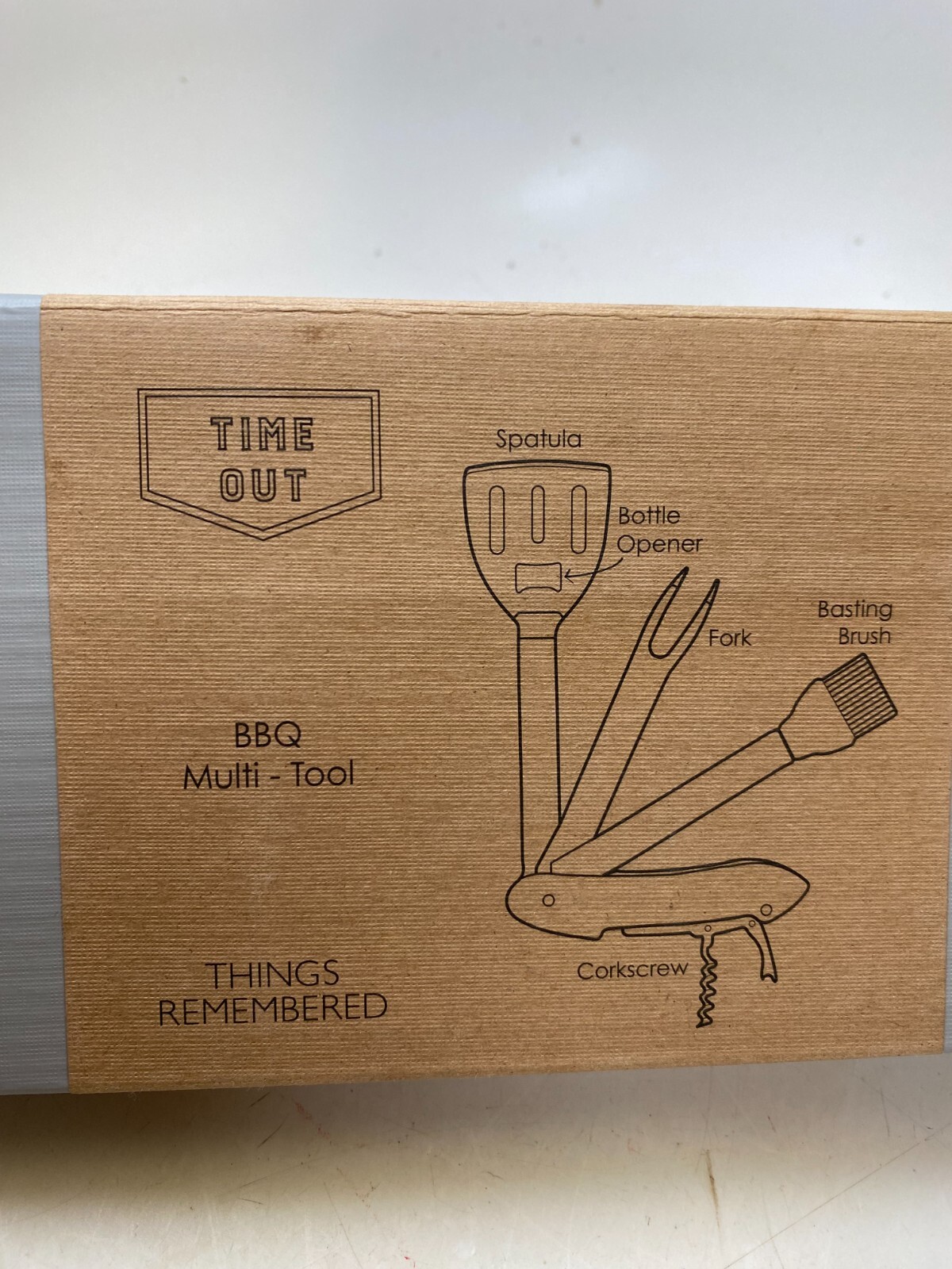 NEW Things Remembered Not Your Average Tool 357618 Multi BBQ Tool Black