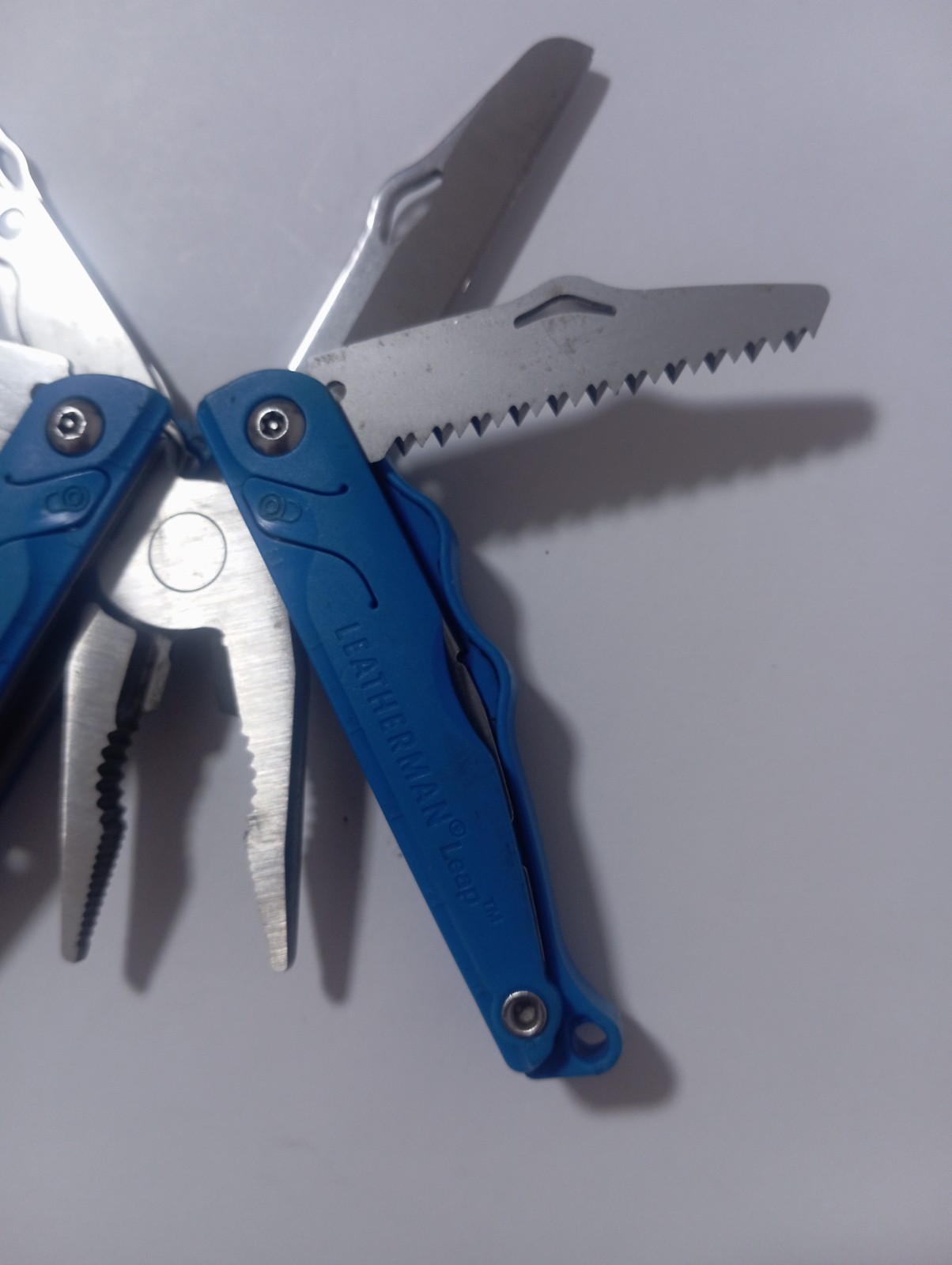 🔥🔥🔥 Leatherman Leap Blue Multi Tool Retired Very Rare