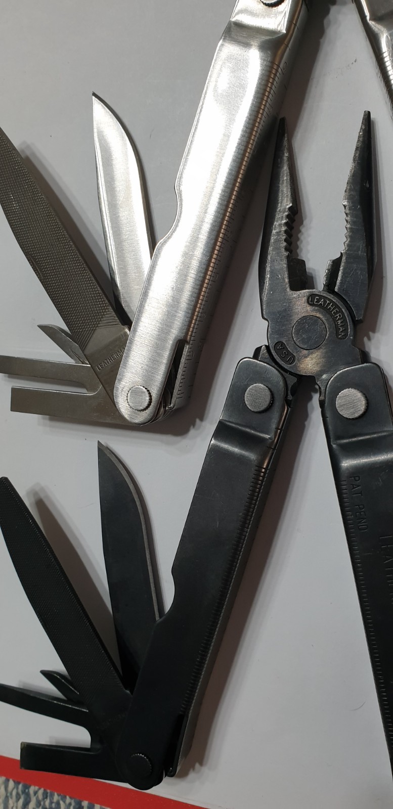 🔥 2X Leatherman 1998 Super Tool Gen1 Retired BO Black + Silver Rare Collectable