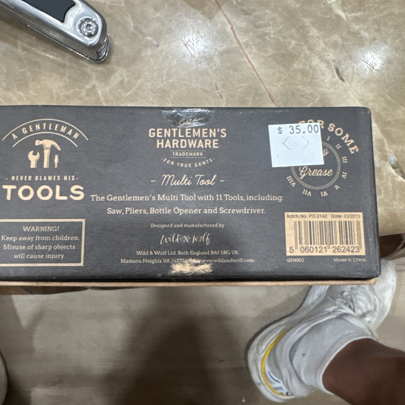 Gentleman’s Hardware No. 4 Multi Tool. New Old Stock!
