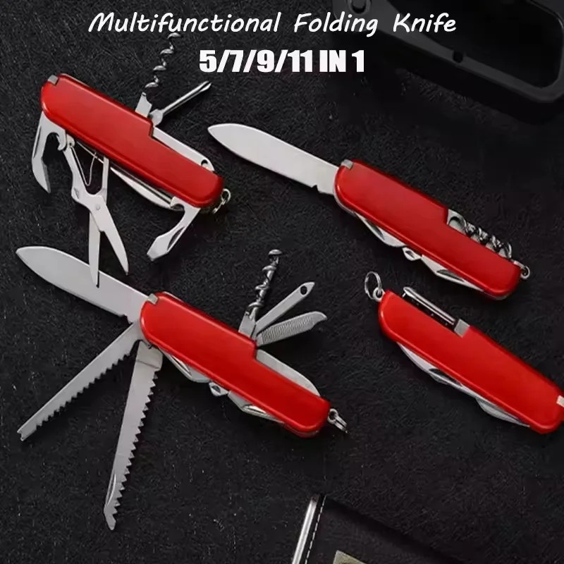 Portable Pocket Outdoor Camping Multi-Purpose Tool Knife Function Knife US
