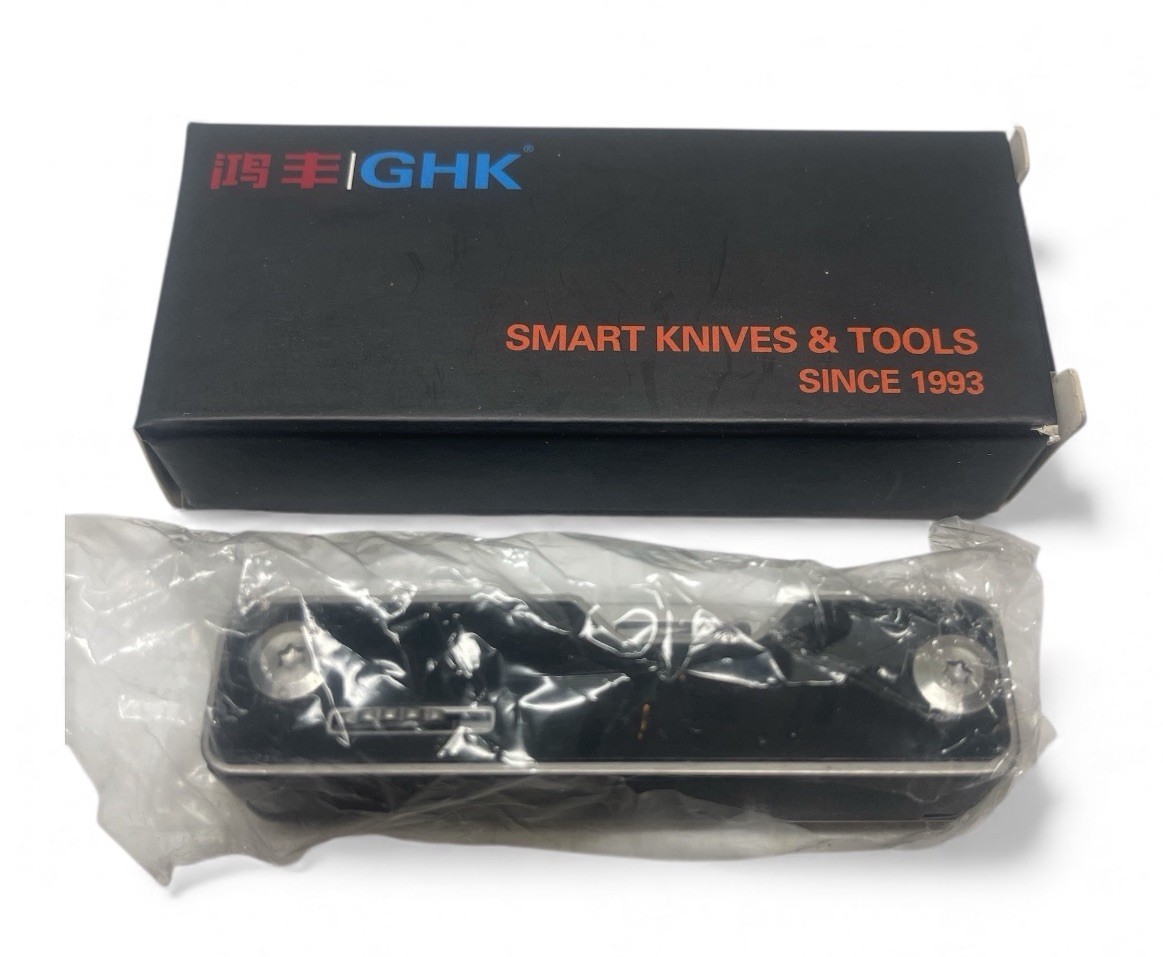 GHK 10 In 1 Pocket Multi Tool EDC Swiss Army Type Knife Screwdriver Safety Lock