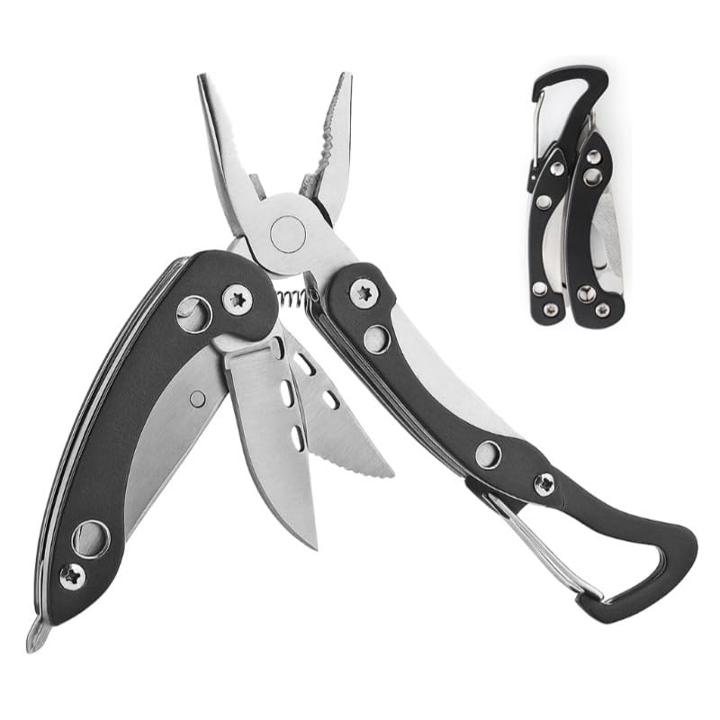 Multi Function Pliers, 9in1 Mini Multitool, Gifts for Men MultiTool with…