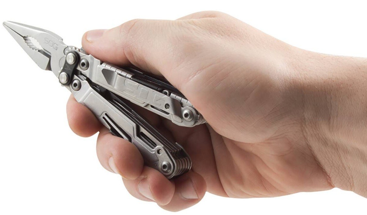 SOG PowerPint Bead Blast Numerous Integrated Tools For Outdoors Technicians EDC