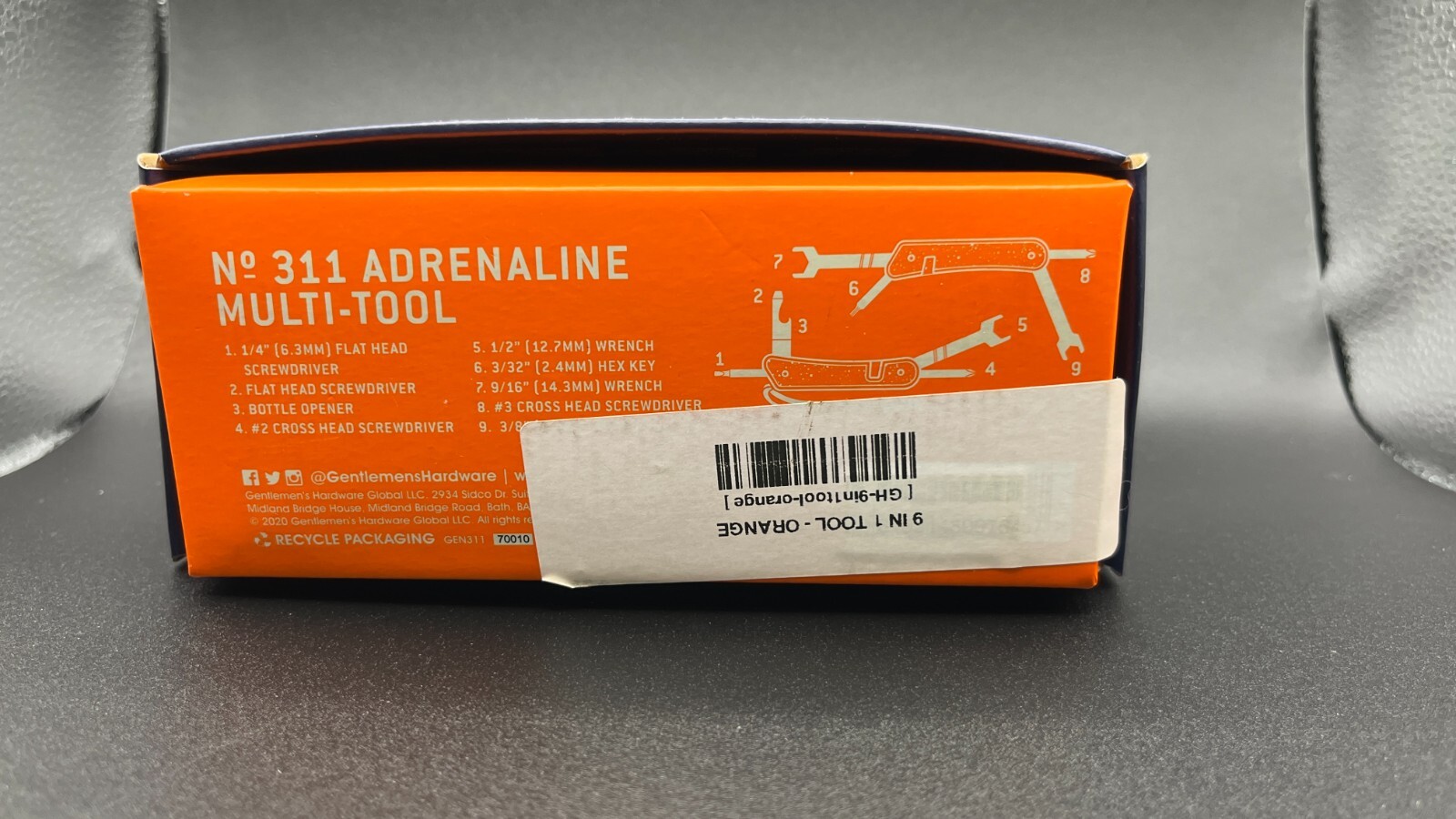 Gentlemen’s Adrenaline 9-in-1 Multi-tool No. 311 Skaters, Skiers, Snowboarders