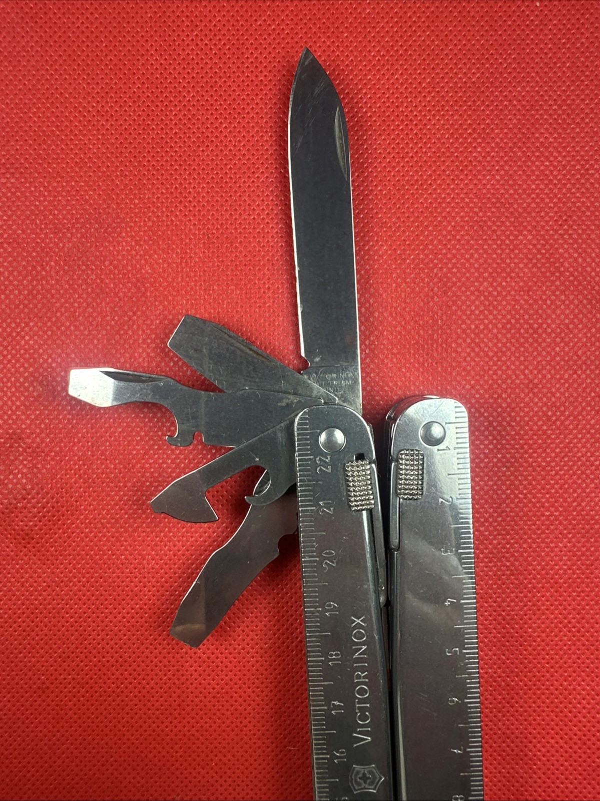 Rare 1998 Victorinox Swiss Tool X 3.0327 Multi-Tool, Scissor, Knife, Plier
